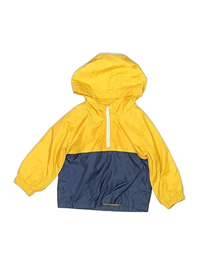 Pre-owned Old Navy Kids' Windbreaker Jacket In Yellow