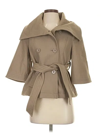 Pre-owned Old Navy Wool Coat In Brown