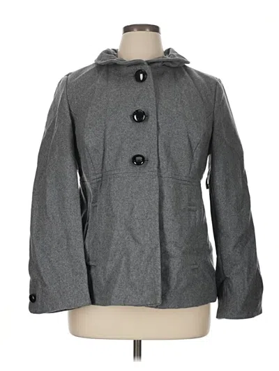 Pre-owned Old Navy Wool Coat In Gray