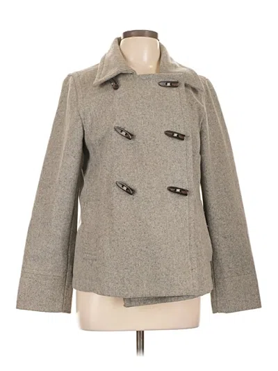 Pre-owned Old Navy Wool Coat In Gray