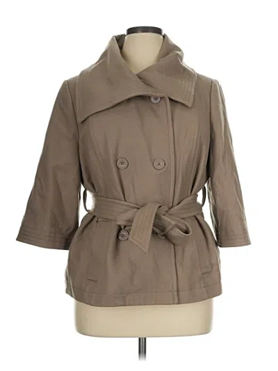 Pre-owned Old Navy Wool Coat In Tan