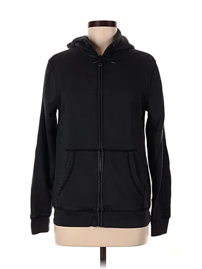 Pre-owned Old Navy Zip Up Hoodie In Black