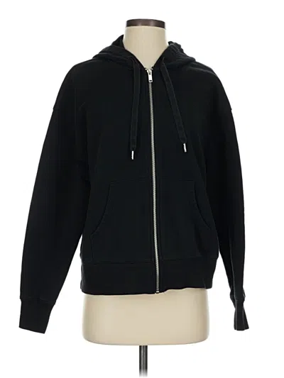 Pre-owned Old Navy Zip Up Hoodie In Black