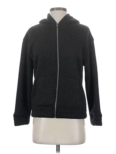 Pre-owned Old Navy Zip Up Hoodie In Black