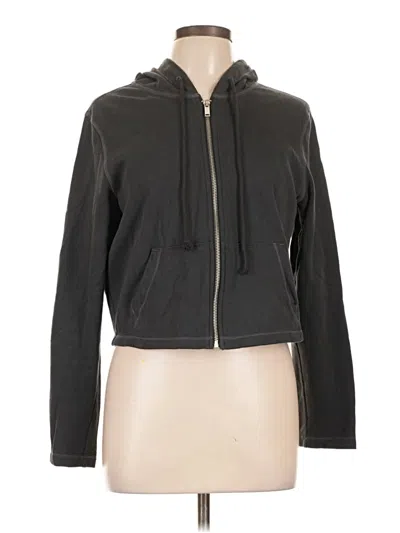 Pre-owned Old Navy Zip Up Hoodie In Black