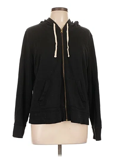 Pre-owned Old Navy Zip Up Hoodie In Black