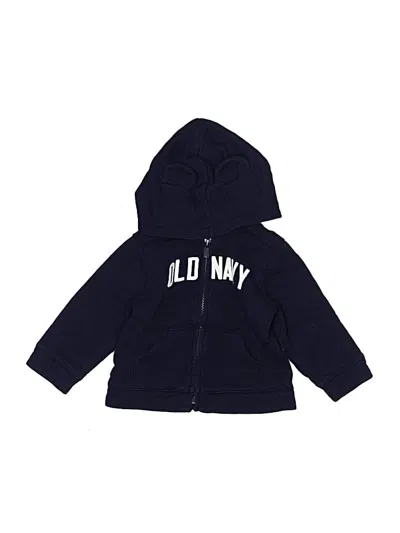 Pre-owned Old Navy Babies' Zip Up Hoodie In Blue