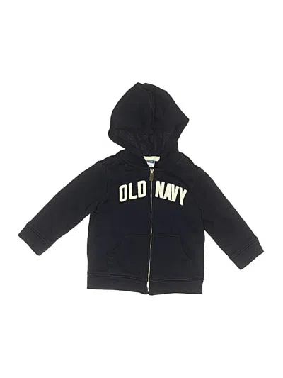 Pre-owned Old Navy Babies' Zip Up Hoodie In Blue