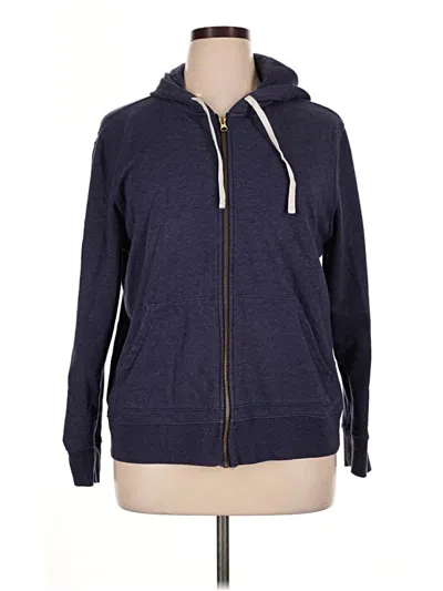 Pre-owned Old Navy Zip Up Hoodie In Blue