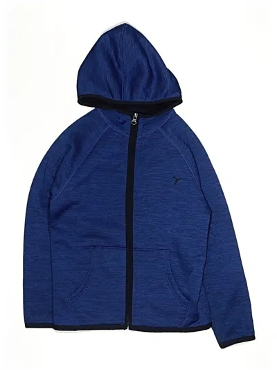 Pre-owned Old Navy Kids' Zip Up Hoodie In Blue