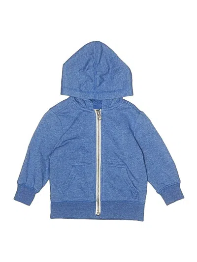Pre-owned Old Navy Kids' Zip Up Hoodie In Blue