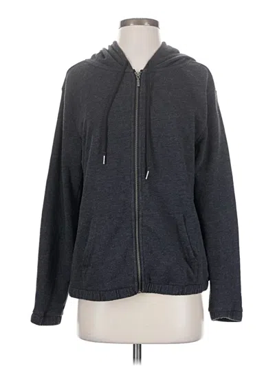 Pre-owned Old Navy Zip Up Hoodie In Gray