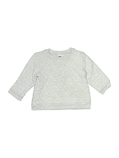 Pre-owned Old Navy Babies' Zip Up Hoodie In Gray