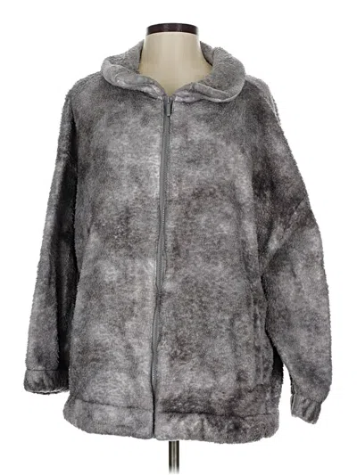 Pre-owned Old Navy Zip Up Hoodie In Gray