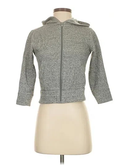 Pre-owned Old Navy Zip Up Hoodie In Gray