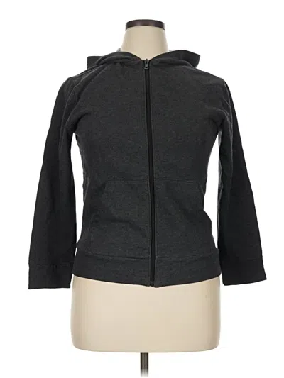 Pre-owned Old Navy Zip Up Hoodie In Gray