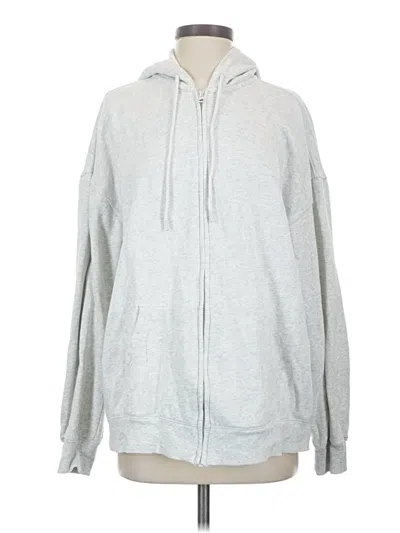 Pre-owned Old Navy Zip Up Hoodie In Gray