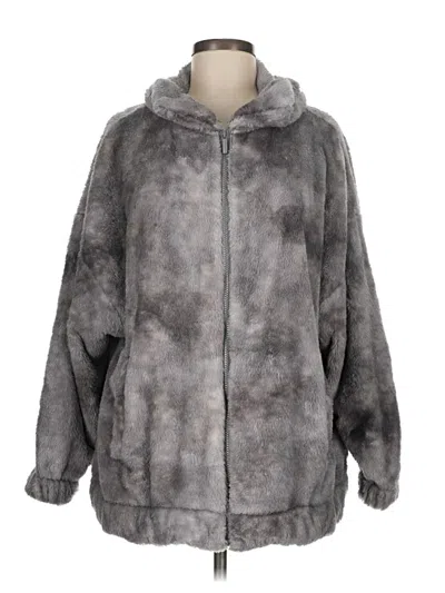 Pre-owned Old Navy Zip Up Hoodie In Gray
