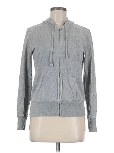Pre-owned Old Navy Zip Up Hoodie In Gray