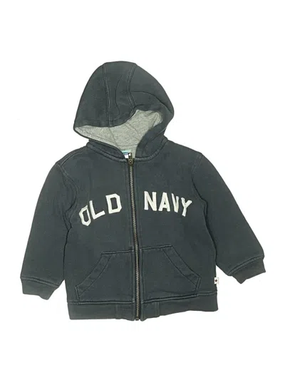 Pre-owned Old Navy Kids' Zip Up Hoodie In Gray