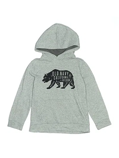 Pre-owned Old Navy Kids' Zip Up Hoodie In Gray