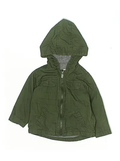 Pre-owned Old Navy Kids' Zip Up Hoodie In Green
