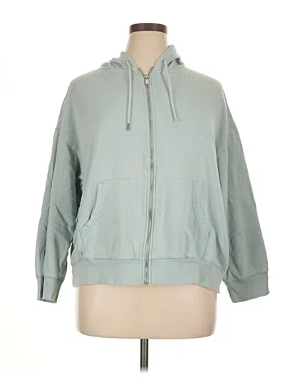 Pre-owned Old Navy Zip Up Hoodie In Green