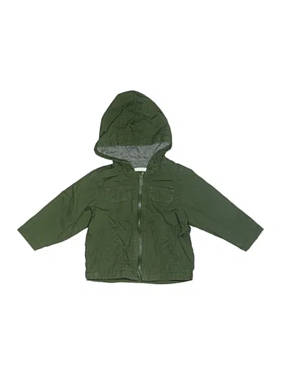 Pre-owned Old Navy Kids' Zip Up Hoodie In Green