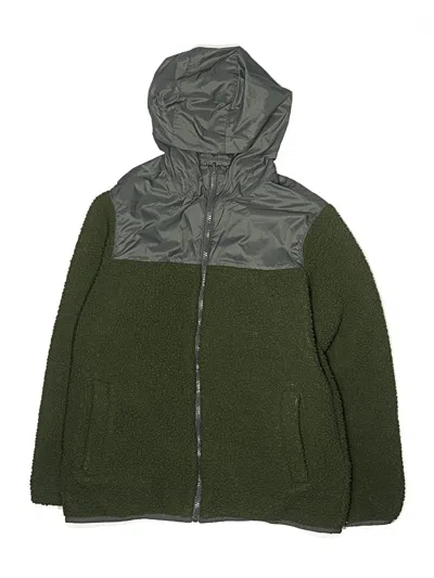 Pre-owned Old Navy Kids' Zip Up Hoodie In Green