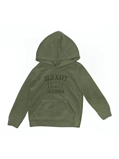 Pre-owned Old Navy Kids' Zip Up Hoodie In Green