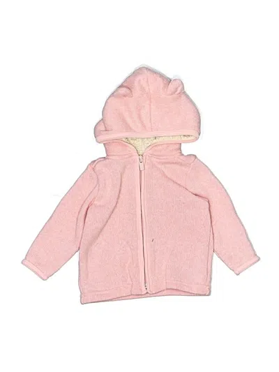 Pre-owned Old Navy Babies' Zip Up Hoodie In Pink