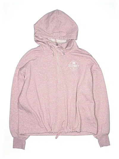 Pre-owned Old Navy Kids' Zip Up Hoodie In Pink