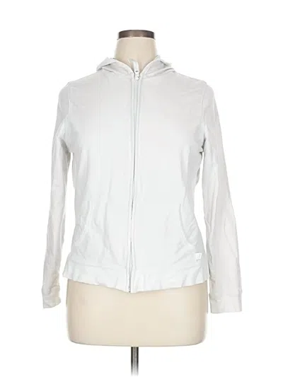 Pre-owned Old Navy Zip Up Hoodie In Silver