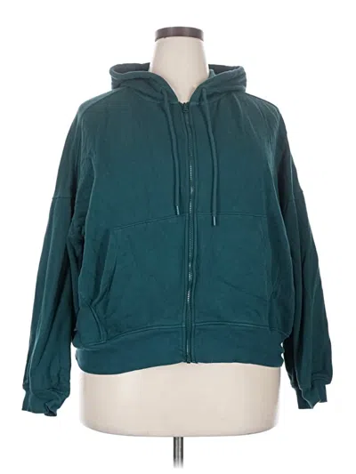 Pre-owned Old Navy Zip Up Hoodie In Teal