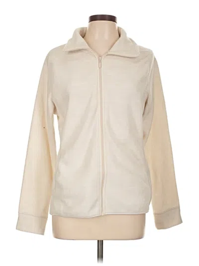 Pre-owned Old Navy Zip Up Hoodie In White