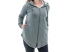 Old Ranch River Oversized Fleece Hoodie In Trooper In Gray