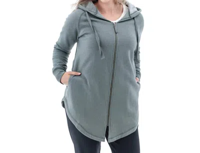 Old Ranch River Oversized Fleece Hoodie In Trooper In Grey