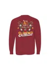 Old Row Men's Let's Get Blitzened Pocket Tee In Crimson In Pink