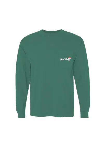 Old Row Men's Most Wonderful Time For A Beer Pocket Tee In Green