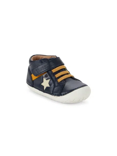 Old Soles Baby Boy's & Little Boy's Rad Pave Leather Sneakers In Navy