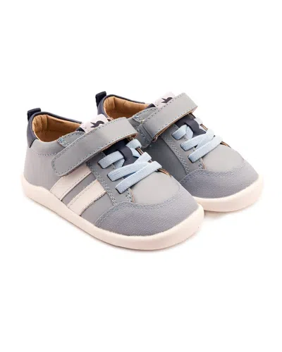 Old Soles Kids' Bowler Ground Leather Sneaker In Gray