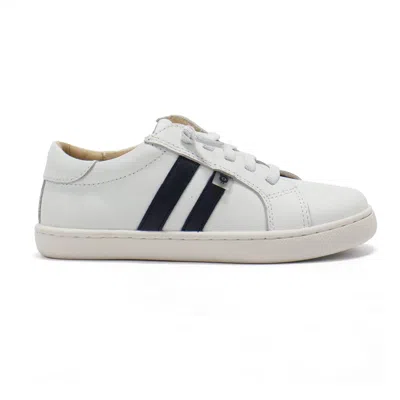 Old Soles Kids' Boy's Low Roller Lace-up Sneakers In Snow In White