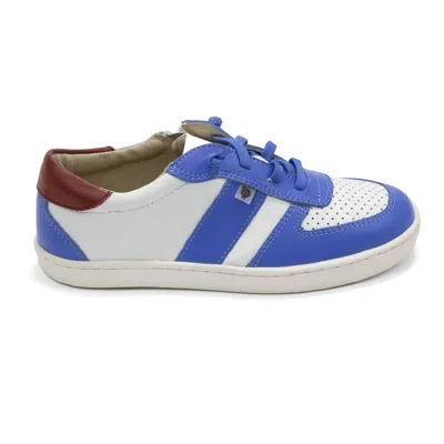 Old Soles Kids' Boy's Path Finder Sneakers In Neon Blue In Multi