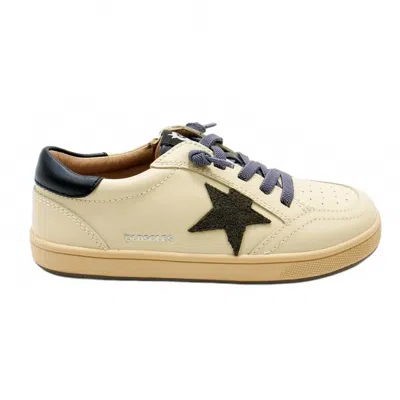 Old Soles Kids' Boy's Platinum Runner Low Top Sneaker In Cream In Multi