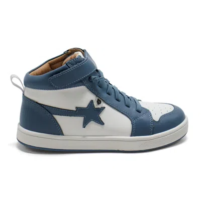 Old Soles Kids' Boy's Team Star High Top Lace-up Sneakers In Snow In Multi