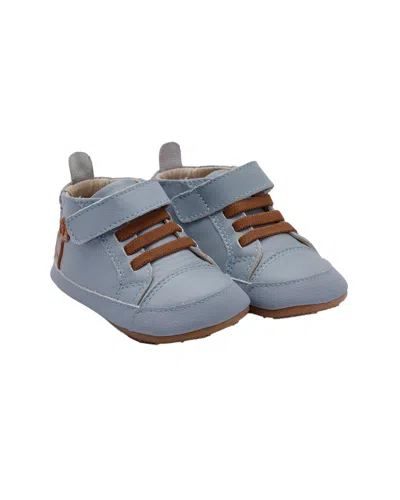 Old Soles Dash Baby Leather Sneaker In Blue