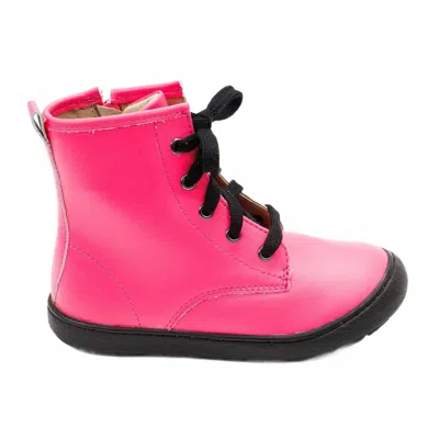 Old Soles Kids' Girl's Swagger Boots In Neon Pink