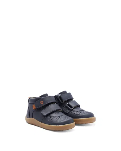 Old Soles Kids' Girls' All Day Jump Leather High Top Sneakers Baby, Toddler In Blue