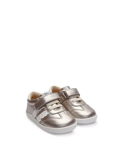 Old Soles Girls' Bee Ground Leather Sneakers Baby, Toddler In Gold