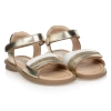 OLD SOLES GIRLS GOLD LEATHER SANDALS